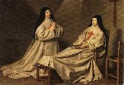 Mother Catherine Agnes and Sister Catherine Sainte-Suzanne Philippe de Champaigne